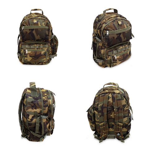 Oversize Woodland Camo Backpack
